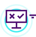 The concept is tested on real users and improved according to the results.